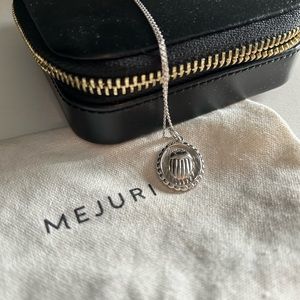 Mejuri Resilience Scarab Coin Pendant Necklace